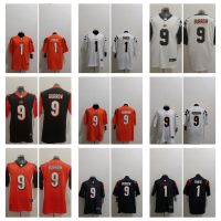 Nfl Jersey Bengals Tiger Embroidery American Football Uniform Chase Burrow Mixon In Stock