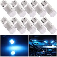 10Pcs T10 W5W Ceramic 3D LED Waterproof Wedge Licence Plate Lights WY5W Turn Side Lamp Car Reading Dome Light Auto Parking Bulb