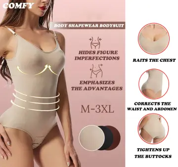 Womens Butt Lifting Bodysuit Breastplate Comfy Slimming Body Shaper Waist  Trainer Shapewear Plus Size Underpants