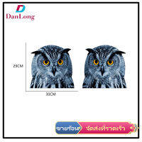 【DANLONG ?】2pcs Car Auto Body Sticker Owl Looks Decals Car Styling Accessories For Truck Suv Off-road Vehicles