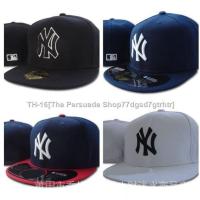 ♛∋ Stock Ready Cap Fitted New York Yankees NY Fully Closed Baseball Hat Flat Men Women Sports Wide Size Big Sun AVVS IHXY KVKD