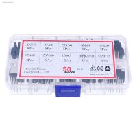 ✉ 50Pcs 10Values TO-220 Mosfet Field-Effect Transistor Kit Box 2N60 4N60 5N60 8N60 10N60 12N60 20N60 13003 MBR20100 75NF75