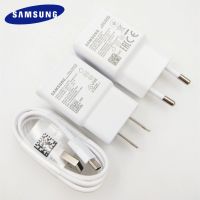 （A Boutique） ◄ Samsung-Adaptador De Carga Rápida Para Móvil Adaptador Viaje 120ยูเอสบีซม. Tipo C Galaxy S10 S10E A21S M31S A12 A20S Y EE Uu. EP-TA200เดิม