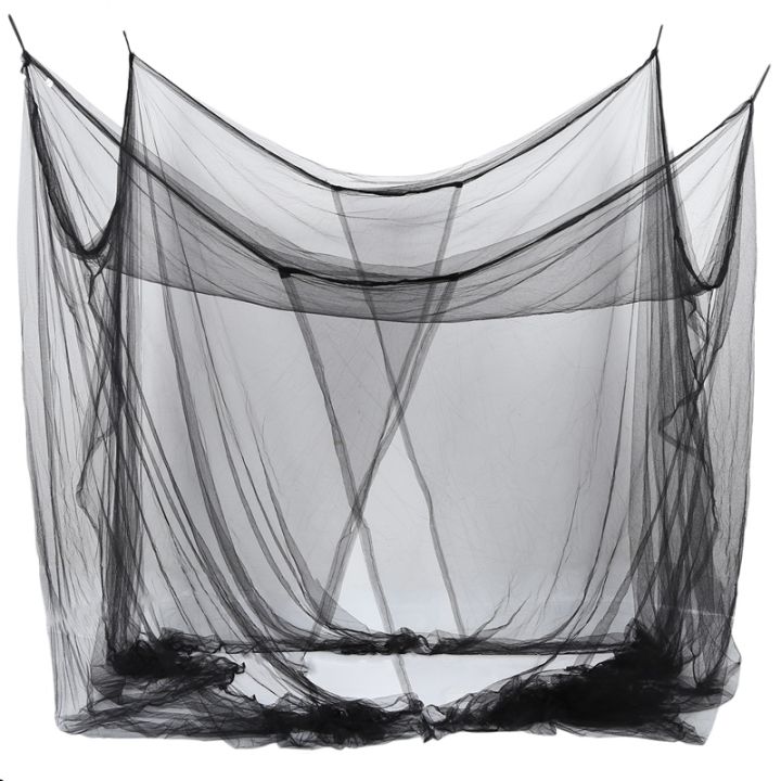 4-Corner Bed Netting Canopy Mosquito Net for Queen/King Sized Bed 190* ...