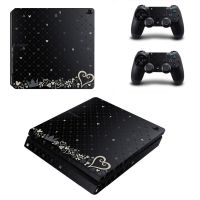 เกม Kingdom Hearts 3 PS4 Slim สติกเกอร์ผิวรูปลอกสำหรับ PlayStation4 Slim Console และ Controller PS4 Slim Skins สติกเกอร์ไวนิล-yrumrudang