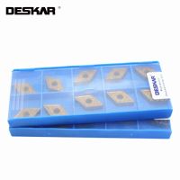 10PCS DESKAR DNMG150408 DNMG150608 TM LF9018 Turning Tools Carbide Inserts CNC Lathe Cutting Tools For Processing Steel