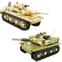 World War 2 II Military Vehicles 99A M1A2 Abrams Main Battle Tank Building Blocks  Army Figures Bricks Model Kids WW2 Toys Gifts Building Sets