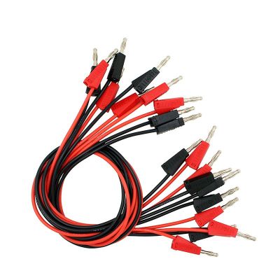 4mm banana plug 16AWG test leads stackable banana plug testing cable test leads 10pcs