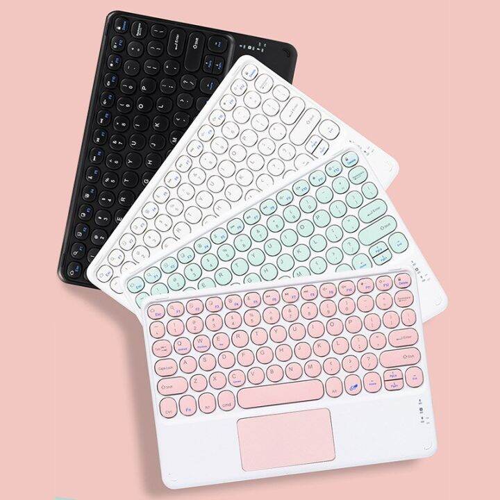 10inch Round Cap Bluetooth Keyboard Universal MIni Wireless Keyboards