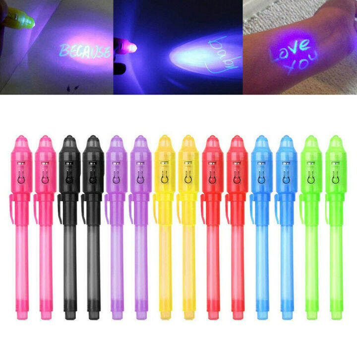 14pcs-uv-light-pen-invisible-magic-pencil-secret-fluorescent-pen-for-writing-pad-kids-child-drawing-painting-board