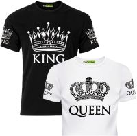 Matching Shirts for Couples Set for him and her King Queen T-Shirts