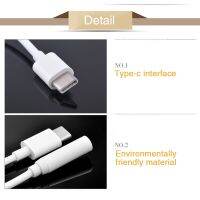 Type-C Earphones Connector Audio Headphones Adapter Cable