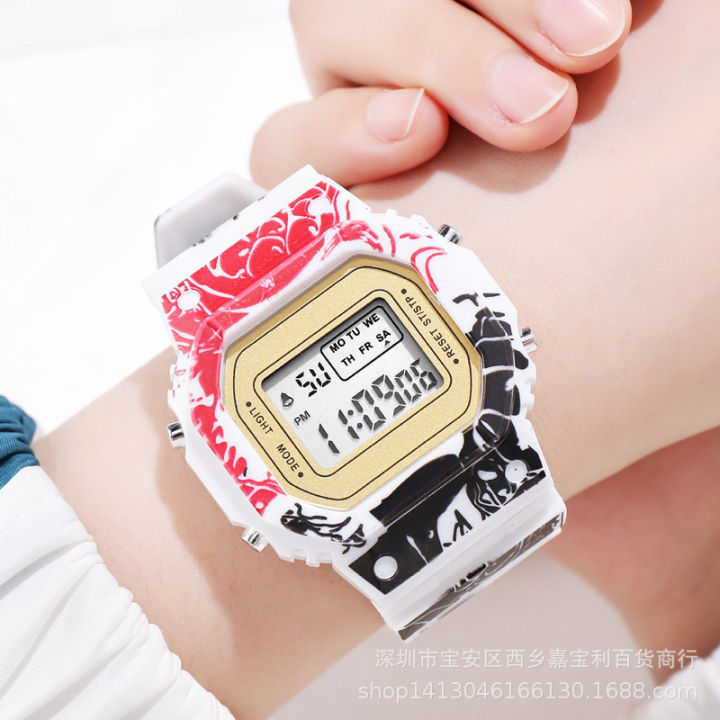 casio-นาฬิกาอิเล็กทรอนิกส์-graffiti-sports-ร่วมแบรนด์-g-shock