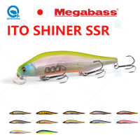 ญี่ปุ่น Megabass 2023ใหม่ ITO SHINER SSR 115มิลลิเมตร14กรัมลอยซูเปอร์ตื้นวิ่งตกปลาล่อกระตุกเหยื่อสร้อยเบสทะเลรอก