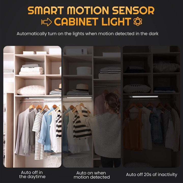 yeelight-motion-sensor-closet-light-night-light-barไฟสำหรับกลางคืนพร้อมตรวจจับความเคลื่อนไหวแบบไร้สาย-สำหรับภายในตู้ต่าง-ๆ-หรือตู้เสื้อผ้า-ไฟ-led-มีเซ็นเซอร์