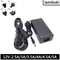 LCD Display Power Cord 12V 4A 3A 2A 3.5 Universal Power Adapter Transformer TV Charger Cable