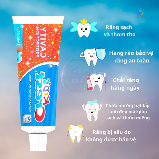 Hotdeal hcm kem đánh răng bảo vệ, ngừa sâu răng cho bé được ưa chuộng nhất - ảnh sản phẩm 1