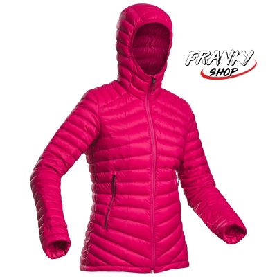 [พร้อมส่ง] เสื้อแจ็คเก็ตดาวน์สำหรับผู้หญิง ใส่เทรคกิ้งบนภูเขา Womens Mountain Trekking Down Jacket TREK 100