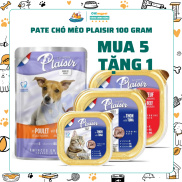 Pate cho chó mèo Plaisir Keos - 100gram - Hàng nhập khẩu từ Pháp