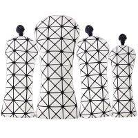 ✥☎✆ Six issey miyake geometric patterns wooden golf clubs set a wood set