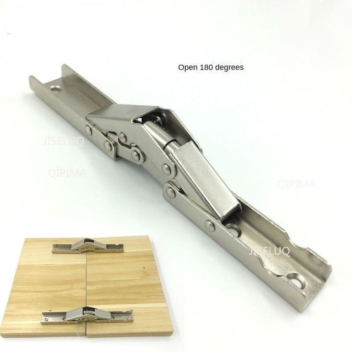 cc-1pcs-set-180-flat-folding-hinge-hardware-hole-free-table-legs-brackets-self-locking-hinges