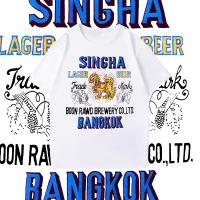 singha lager เบียร์ บุญรอดบริวเวอรี่ กรุงเทพมหานครเสื้อยืด