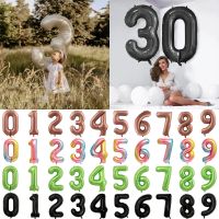 Large Numbers balloon 0 1 2 3 4 5 6 7 8 9 Numbers birthday balloon baby shower balloon birthday party wedding party decoration Balloons