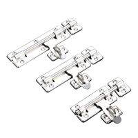 Stainless Steel Door Solid Sliding Bolts Hasp Hardware Gate Safety Toilet Door Lock 4inch/6inch/8inch Dropship