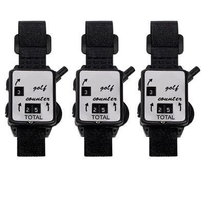 6 Pcs Golf Score Counter, Mini Golf Stroke Counter Watch with One Touch Reset Golf Count Scorer Scoring Keeper