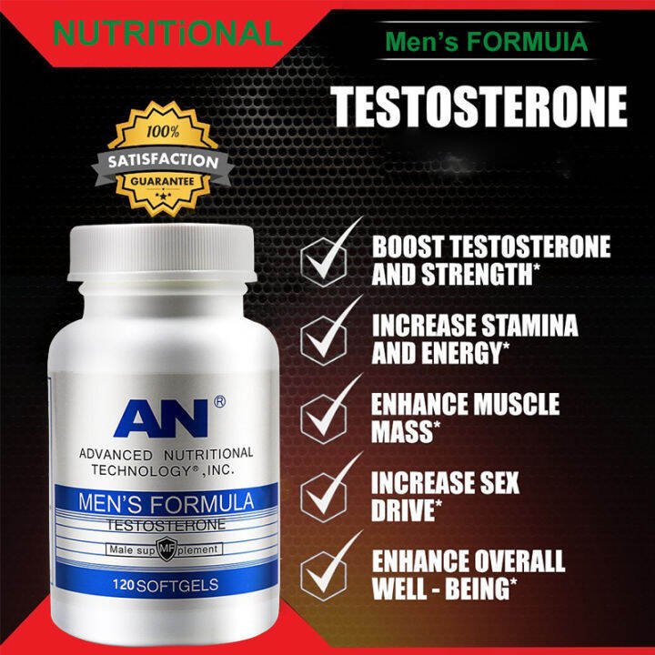 Testosterone Booster - Supplement Energy, emotion& Stamina 30/60/120 ...