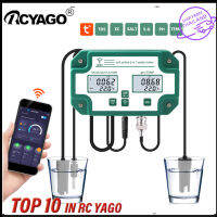 RCYAGO เครื่องวัดความเป็นกรด-ด่างแบบดิจิตอล,พีเอชมิเตอร์บลูทูธมิเตอร์วัดความเค็มสำหรับบ่อปลาตู้ปลาการเพาะเลี้ยงสัตว์น้ำ