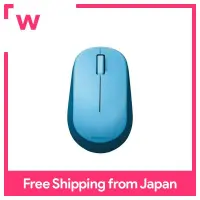 Elecom Mouse Wireless (receiver included) M size 3 button BlueLED EPRIM blue M-DY12DBXBU