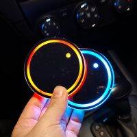 dvfggv 7 Colors LEDLuminous Coaster Water Cup Bottle Pad Accessories For Audi all series Q3 Q5 SQ5 Q7 A1 A3 S3 A4 A4L A6L A7 S6 S7 A8