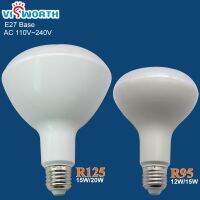 【✱2023 HOT✱】 gaqiugua6 โคมไฟ Led R95 E27หลอดไฟ Led R125 12W 15W 20W หลอดไฟสีขาวสีขาวเย็นวอร์มไฟ Led 110V 220V 240V