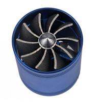 】【=-【 Auto Air Intake Turbine Refit Turbo Gas Fuel Oil Saver Fan Turbo Supercharger Turbine Fit For Air Intake Hose Diameter 65-74Mm