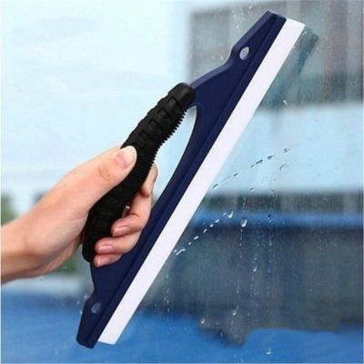 【CW】 Car Window Cleaning Glass Scraper Scrubber Washing Shower Squeegee Soft Silicone