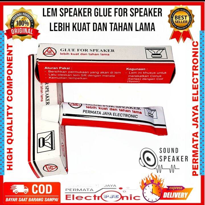 Lem speaker / Glue for speaker / Lem speaker SR Lem untuk daun speaker