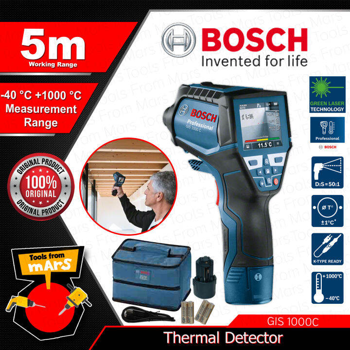 BOSCH Professional GIS 1000 C Thermo Bluetooth Thermal Camera Scanner