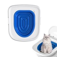 【YF】 New Upgrade Cat Toilet Trainer Reusable Training Seat For Cats Plastic Set Litter Box Mat Pet Supplies