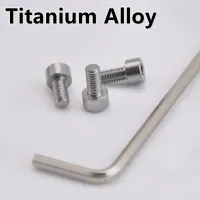 1 Set (3 Pieces) Titanium Alloy Electric Guitar Tremolo  Bridge Locking Nut Screws