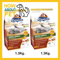 อาหารแมว Kaniva Indoor Cat Food สำหรับแมวเลี้ยงในบ้าน สูตรเนื้อไก่งวง ปลาแซลมอนและข้าว1.3กก. (2ถุง) Kaniva Indoor Cat Food Turkey Salmon and Rice For All Breed Cats 1.3kg. (2bag)