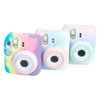 เคสซิลิโคนสำหรับ Instax Mini 12,เคสป้องกันนิ่มกันฝุ่นกันกระแทกหลากสีไม่เสียรูป