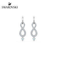 Originalเคาน์เตอร์Swarovski INFINITYรักนิรันดร์โรแมนติกสัญลักษณ์ต่างหูไม่เหมือนใครอารมณ์สง่างามCreative High-Endต่างหูแฟนหรูหราของขวัญเครื่องประดับอัญมณีแฟชันสตรี