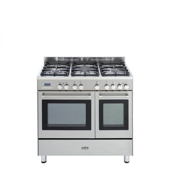Delonghi DMX 9623 Professional Range Cooker 5 Sabaf Burners + 57L Left