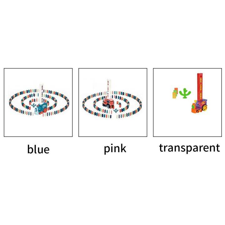 รถไฟตั้งโดมิโน่อัตโนมัติ-รถของเล่น-รถไฟของเล่น
