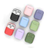 ⊙ 10pcs protective silicone cases for airpods 2/Airpods 1 case solid candy color covers cover shell tok husa