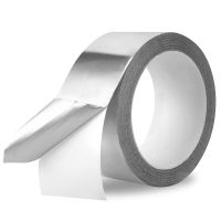 ☞♣✚ High Temperature Resistance Aluminum Foil Tape Kitchen Pipe Repair Tape Adhesive Sealing Foil Heat Insulation Leak Proof Tape