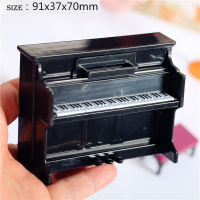 Hot Sale Dollhouse Mini Black White Piano for 30cm Barbie Doll Kids Toys Birthday Holiday Present Christmas Gifts Music DIY Toys