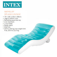 Spot parcel postINTEX56874-56875 Single Wave Recliner Swimming Pool Inflatable Floating Row Seaside Water Floating Bed