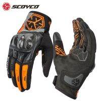 【CW】SCOYCO Motorcycle Riding Gloves Motocross Knight Equipment Protective Moto Guantes Carbon Fiber Touch Screen Racing Gloves MC122